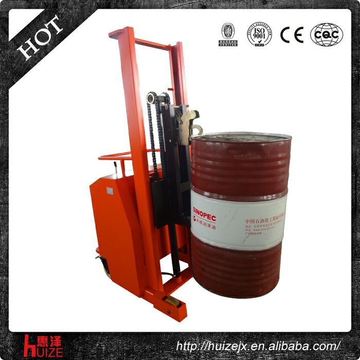 半電動(dòng)配重油桶車（無底腿，只堆垛，不翻轉(zhuǎn)）3