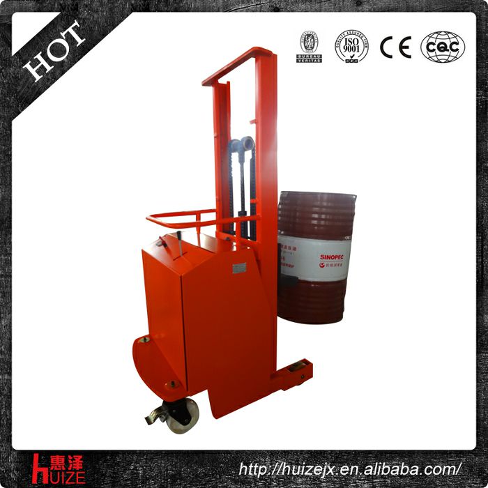 2半電動(dòng)配重油桶車（無底腿，只堆垛，不翻轉(zhuǎn)）