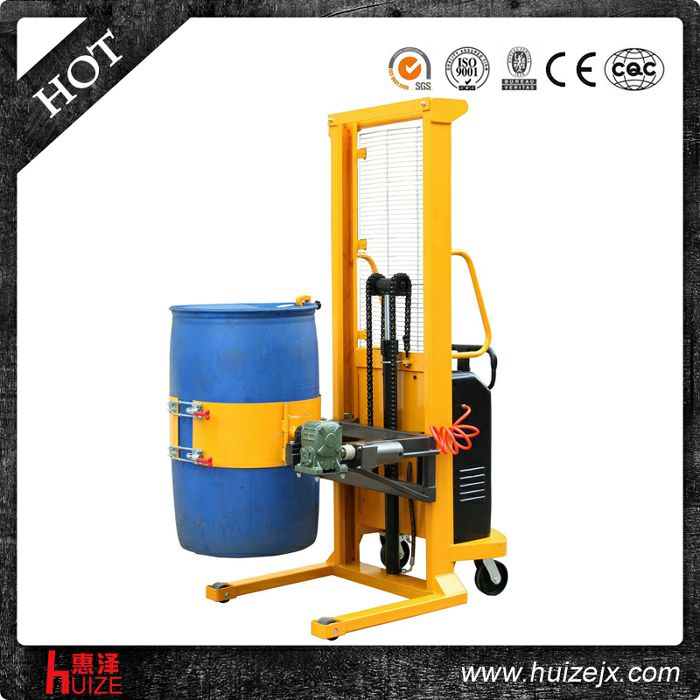 HZYL500A半電動多功能油桶車（單門架，夾塑桶）